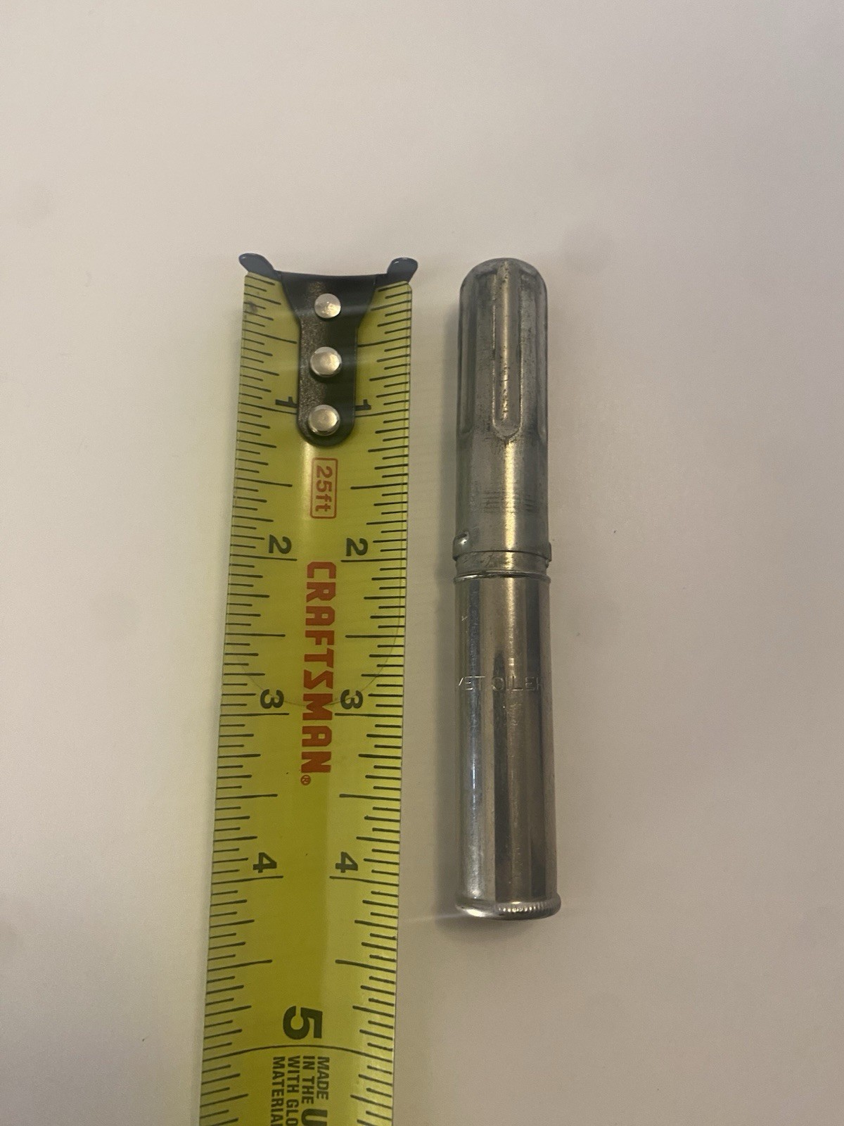 Vintage Perfect Pocket Oiler Cushman & Denison Pat 1889 for Sewing Guns Reels