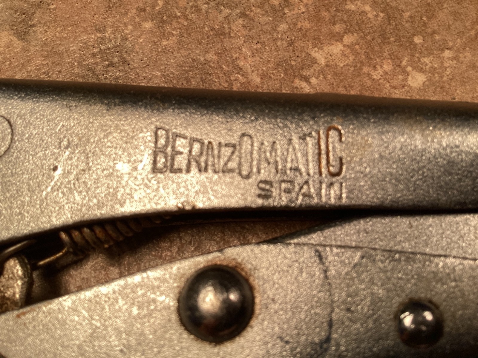 Vintage Bernzomatic Vise Grips NOS 7-1/2″ Curved Locking Jaws Chrome Vanadium