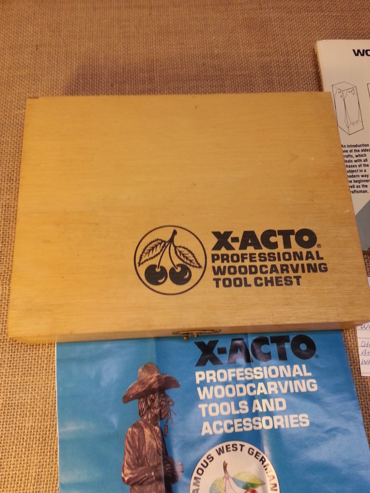 Very Scarce Professional Two Cherry Brand X-ACTO Carving Set West German Made