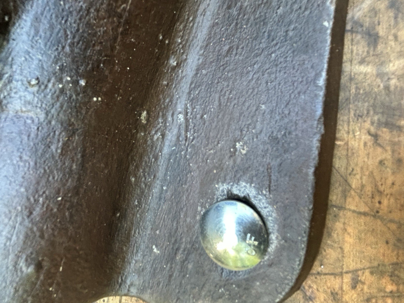Rare Fisher & Norris Trenton No 3, Blacksmith Chain Post Leg Vise. Complete.