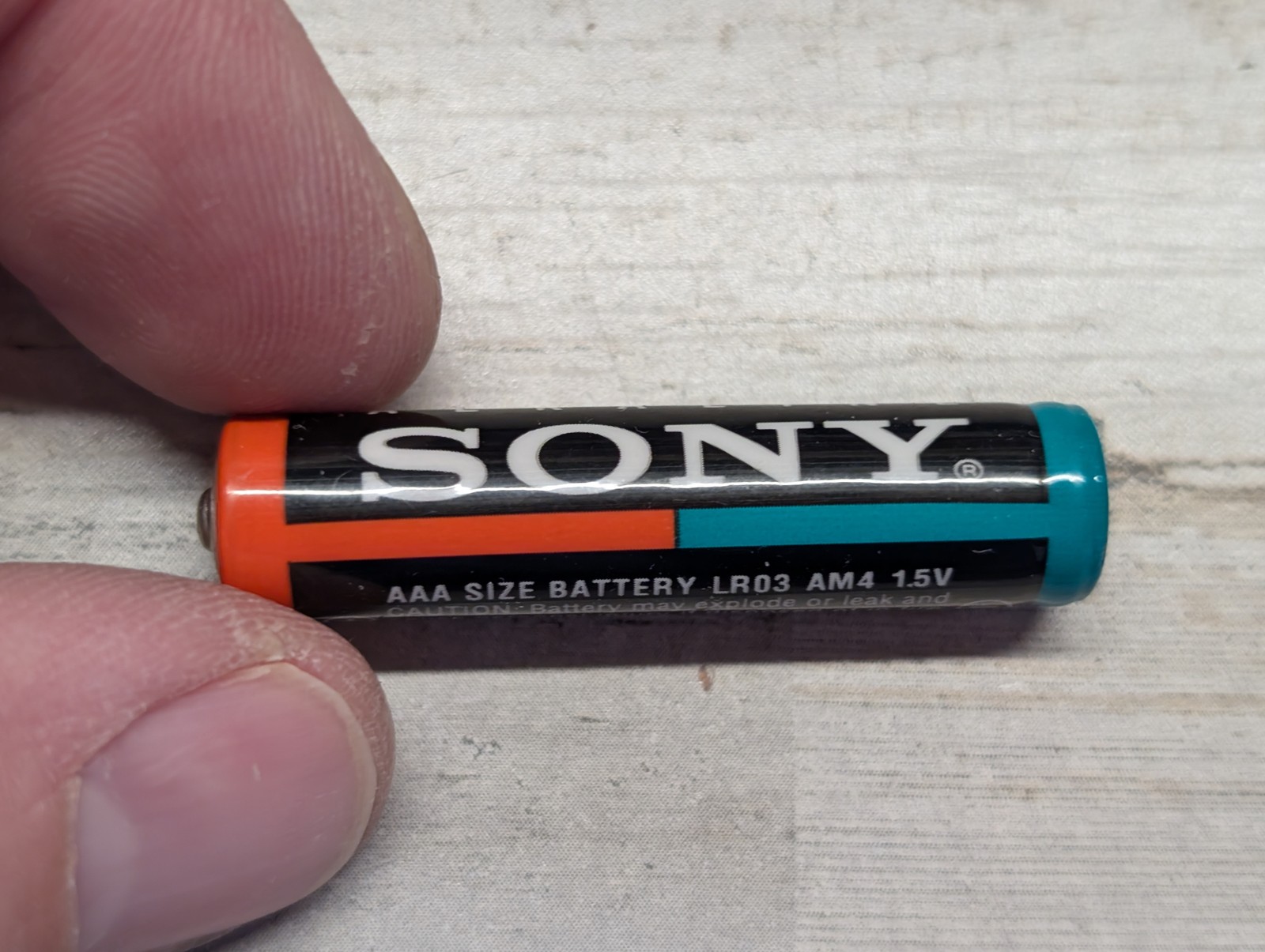 Vintage Sony AAA Alkaline Battery 1.5V LR03 AM4 Flashlight Tool Collectible