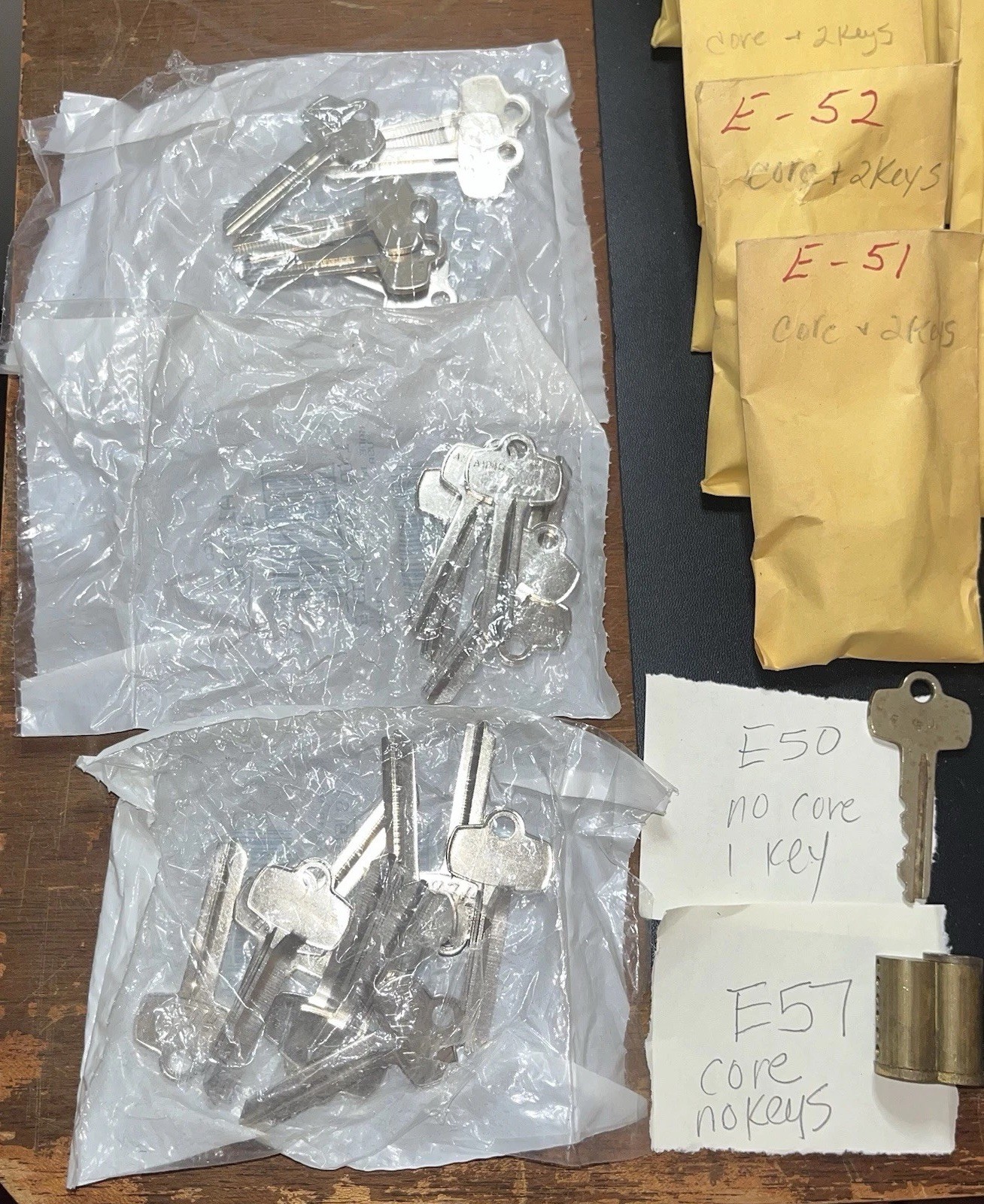 Core Keys Multiples & Some Matching Key Commercial Springs Pins New Blanks LOOK