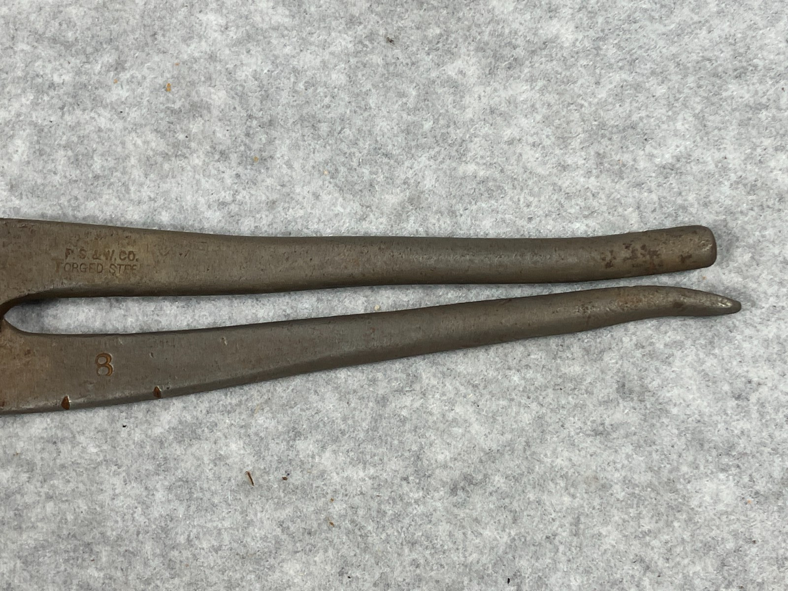 Vintage P. S. & W. Co. Forged Steel 8” Gas Burner Pliers