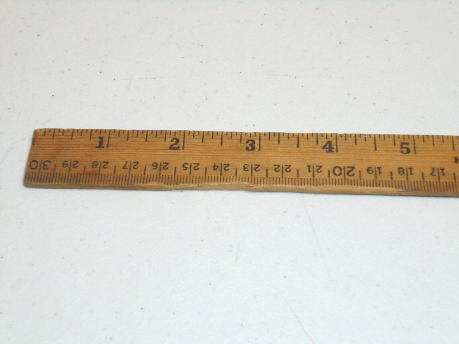 Vintage Handy Andy 1960’s Wood 12″ Ruler Rare Home School Office
