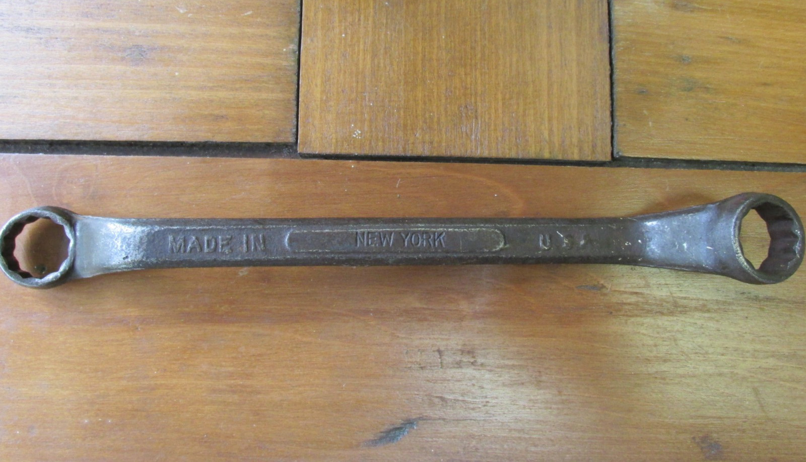 Vintage STURDY No. 3003 Deep Offset Box End Wrench – 12 Point – 5/8 X 11/16