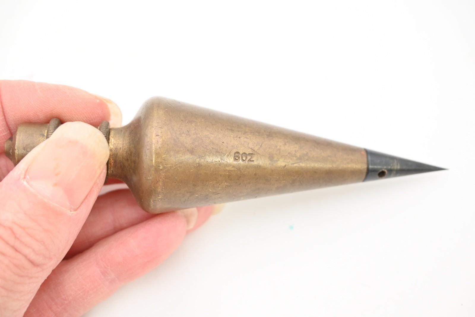 Vintage General Hardware Mfg. Co. Solid Brass Plumb Bob – No. 800 6 oz