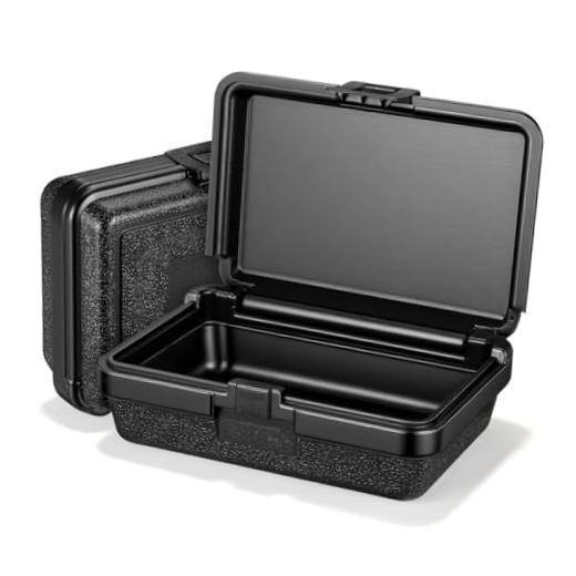 2pcs Rugged Mechanics Tool Box Tool Storage Organizer Small Storage Case