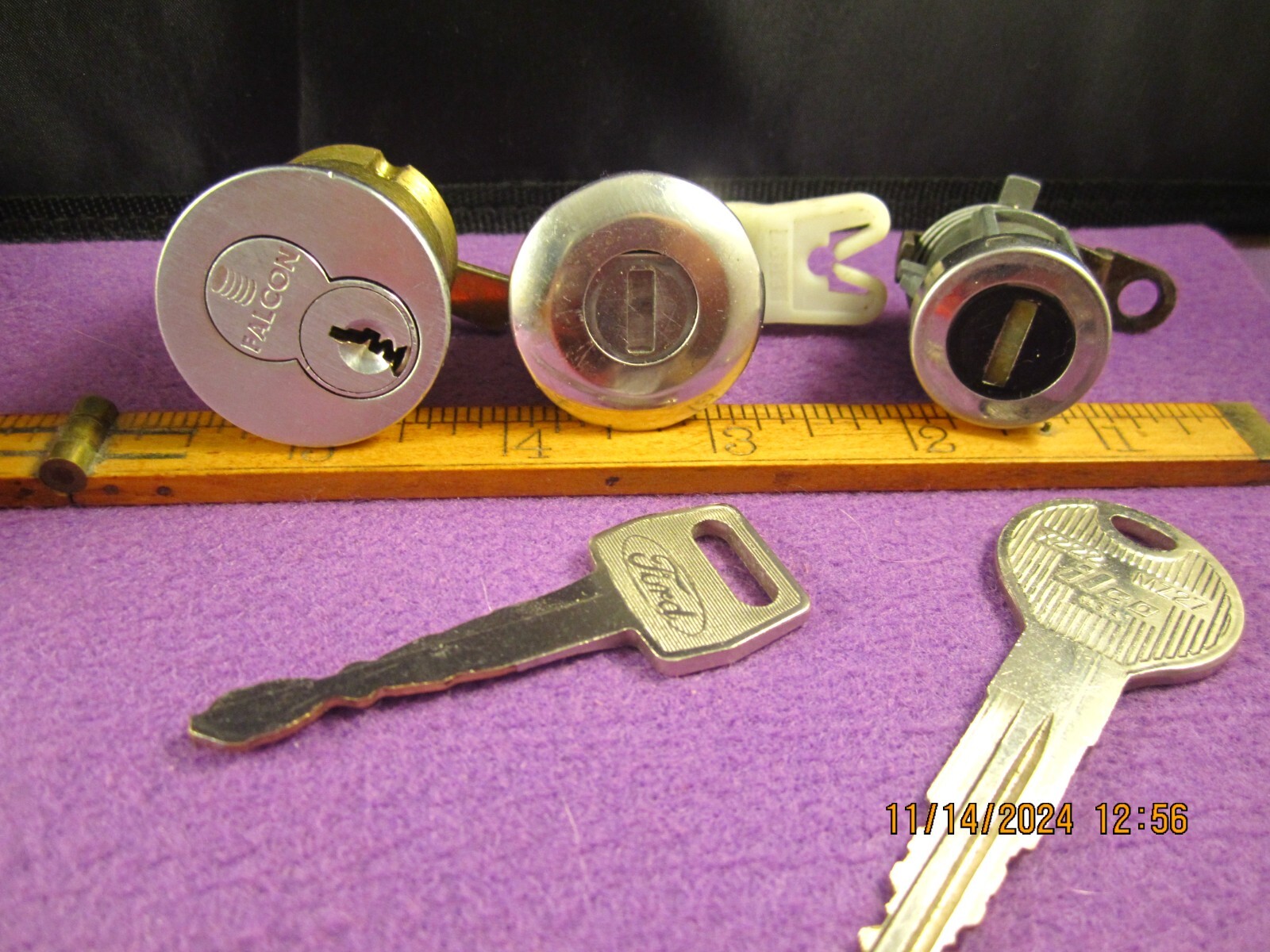 Ignition Switch Or Door Lock Ford & Other & Falcon Mortice Brass Cylinder lock