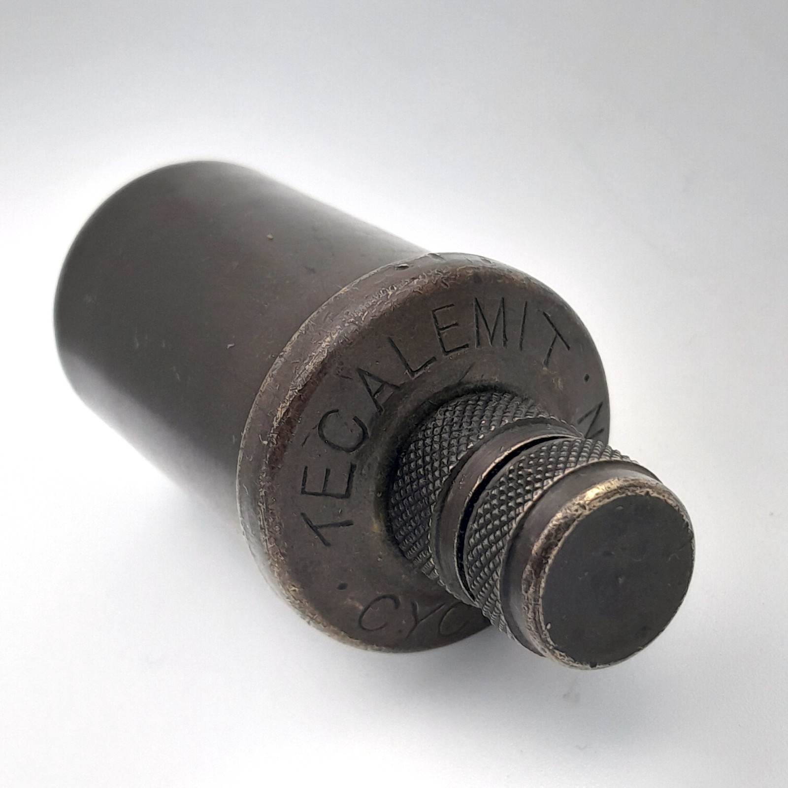 TECALMIT Cycle Gun Motorcycle Grease Oiler Early Model Brass Collectable 211498