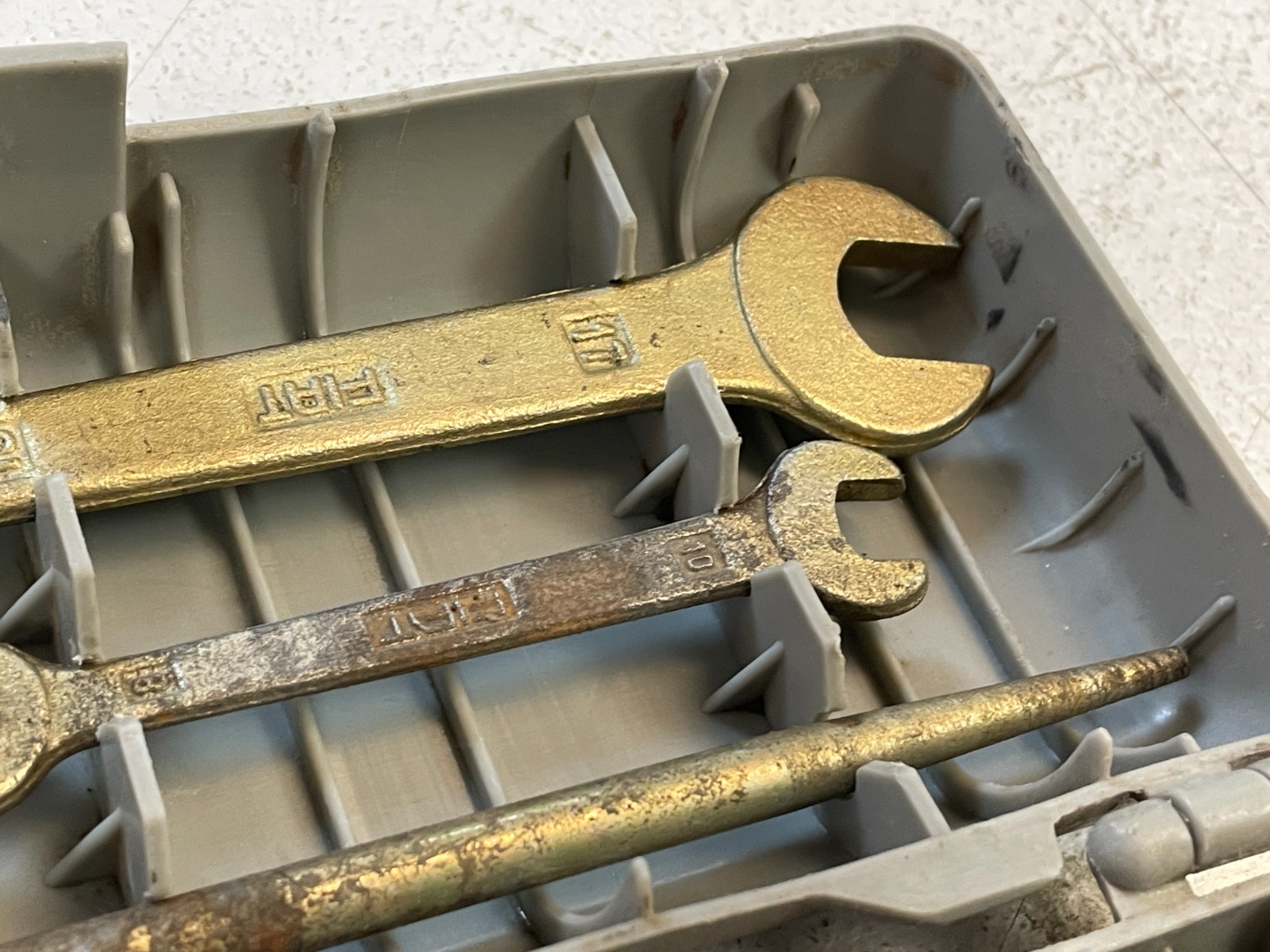 Vintage Fiat 124 Tool Kit 1960s–70s Original Factory Case Not Reproduction