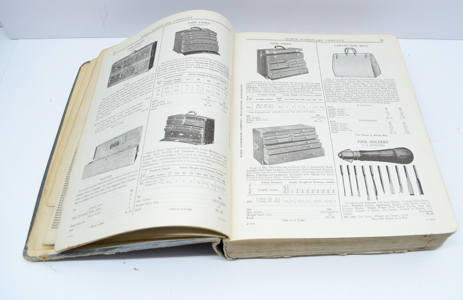 1920 Morse Hardware Company Catalog Bellingham WA Washington 1000 pg Antique Vtg