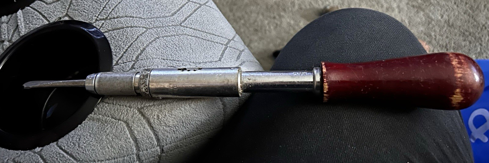 VTG North Bros Yankee No 30A Spiral Ratchet Screwdriver Ford Script Logo Stamped