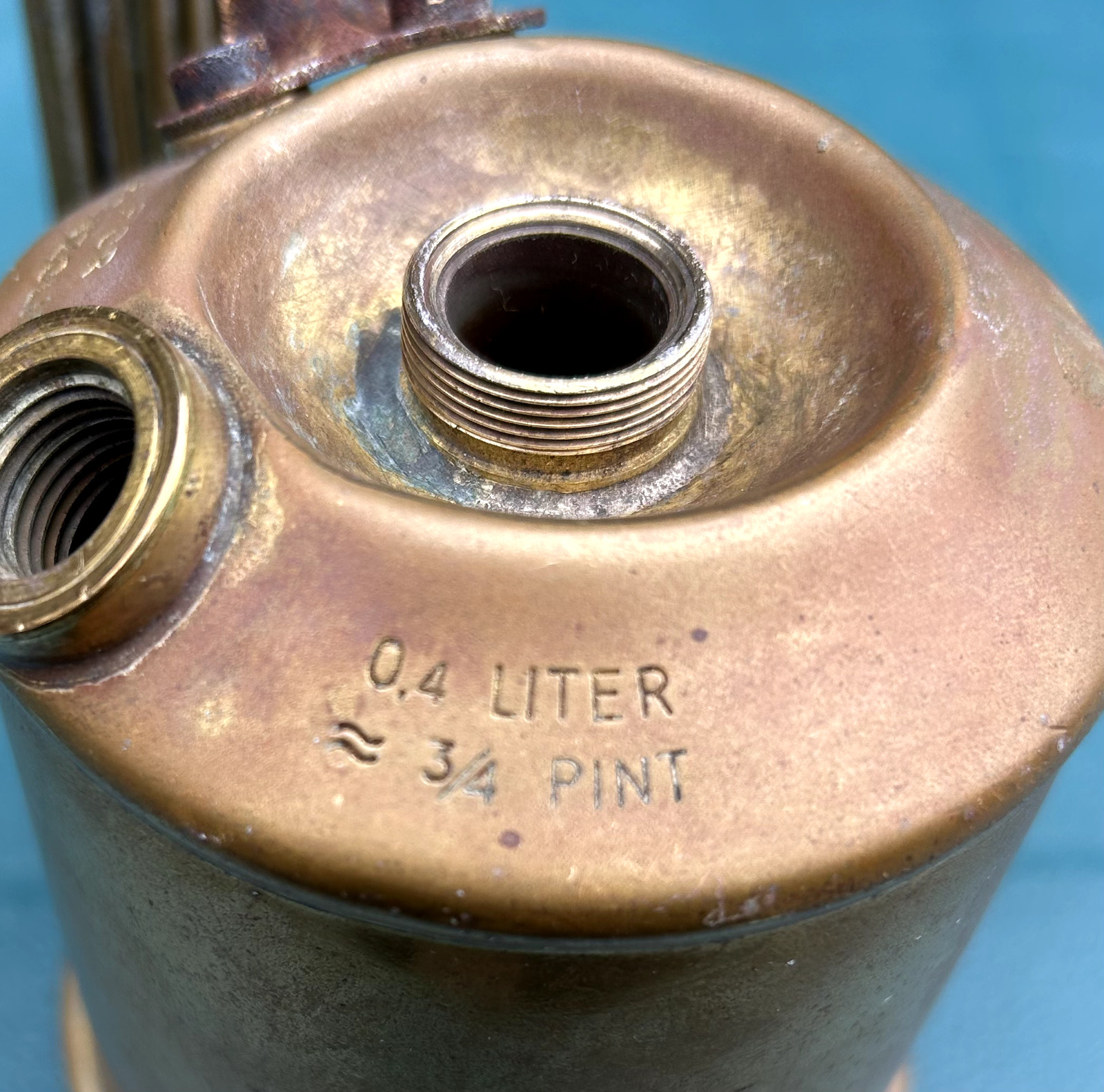 Vintage Max Sievert No.270 Brass Blowlamp Sweden -Benzoline Torch 0.4 ltr
