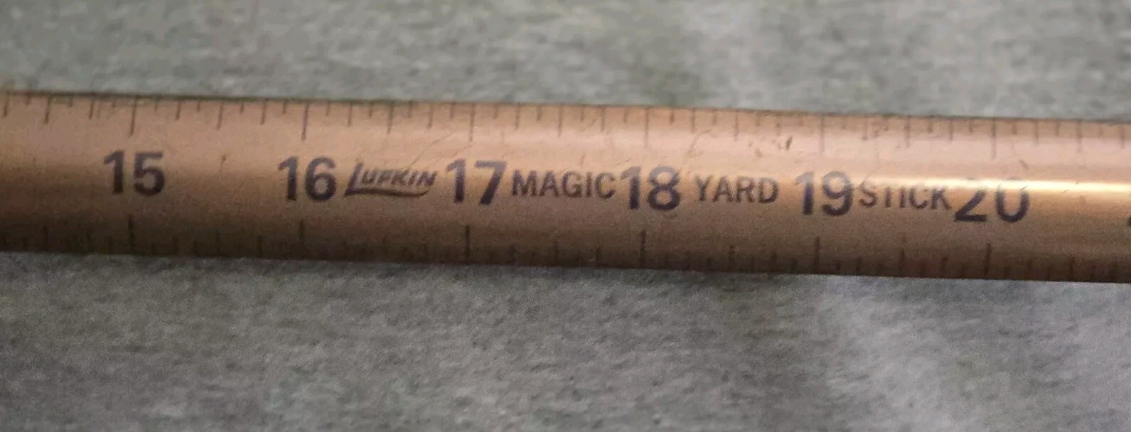 Lufkin Metal Snap Yard Stick Cooper Supply Tulsa OK 36″