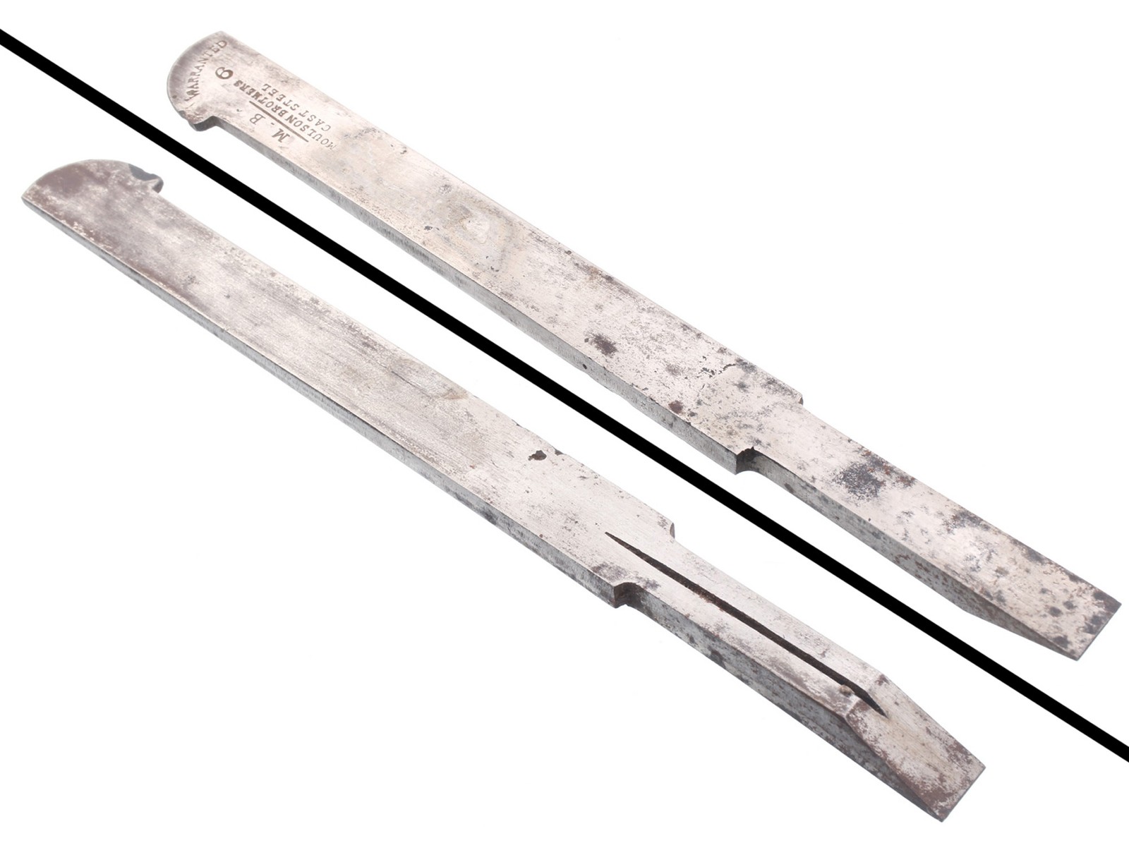 Extra Clean Moulson Brothers 7/16″ Plow Plane Cutting Iron, No. 6 – mjdtoolparts