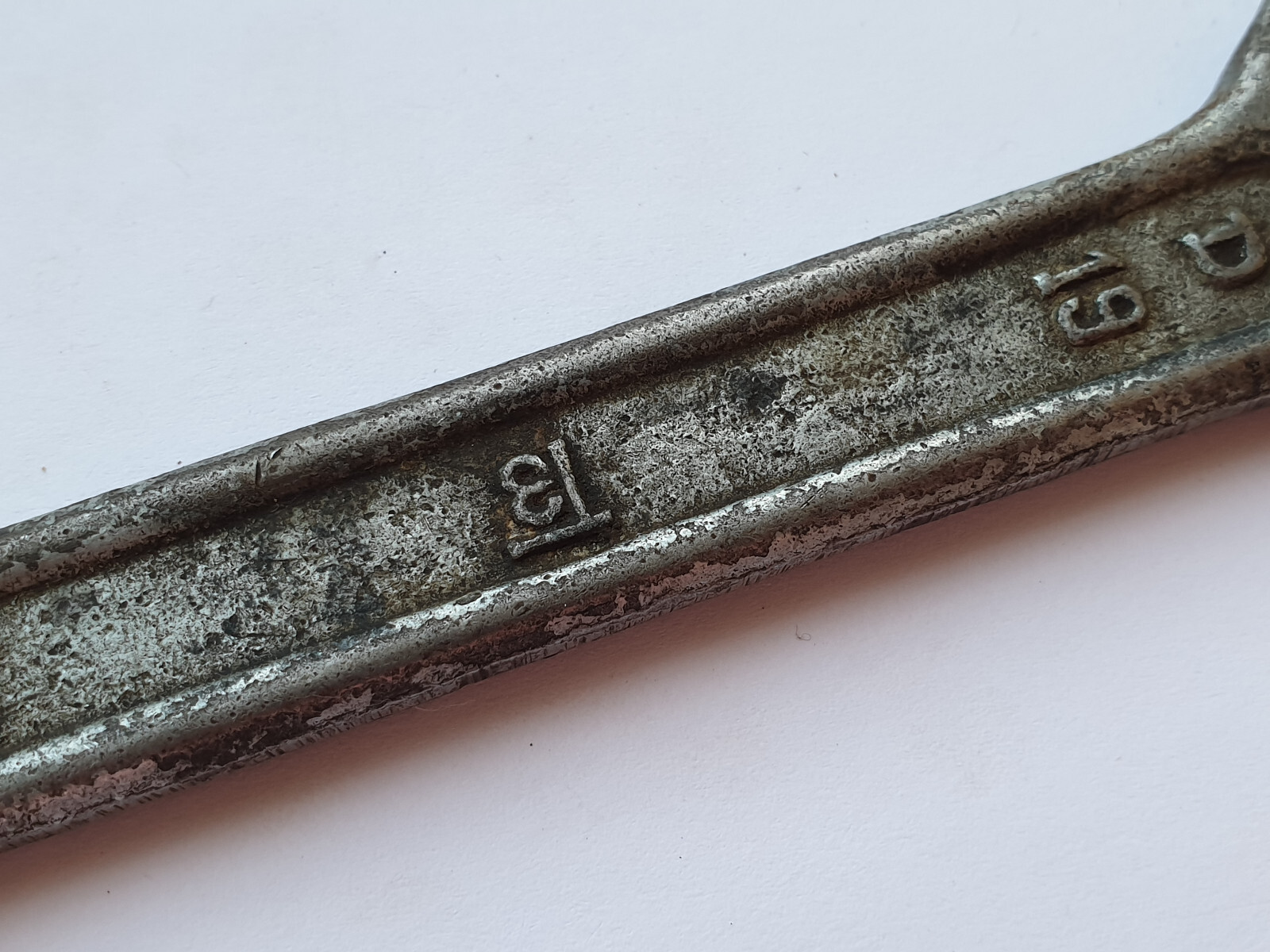 SOVIET VINTAGE WRENCH MADE IN USSR – 19mm x 17mm – OPEN ENDED SPANNER
