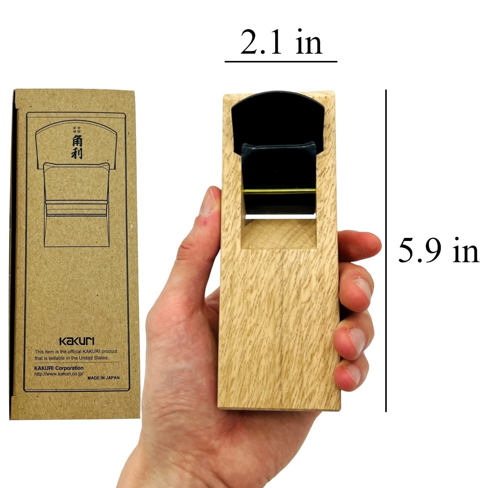 KAKURI Japanese Hand Plane 42mm for Woodworking, KANNA Block Plane Small Hand…