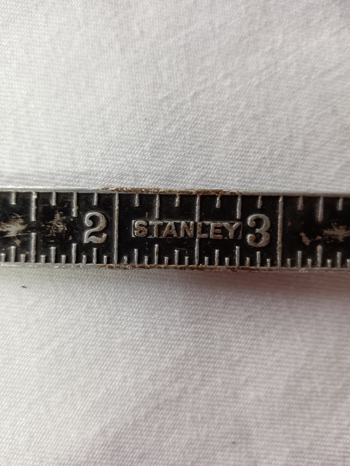 Vintage Stanley No 425 60” Aluminum Folding Zig Zag Rule Ruler USA
