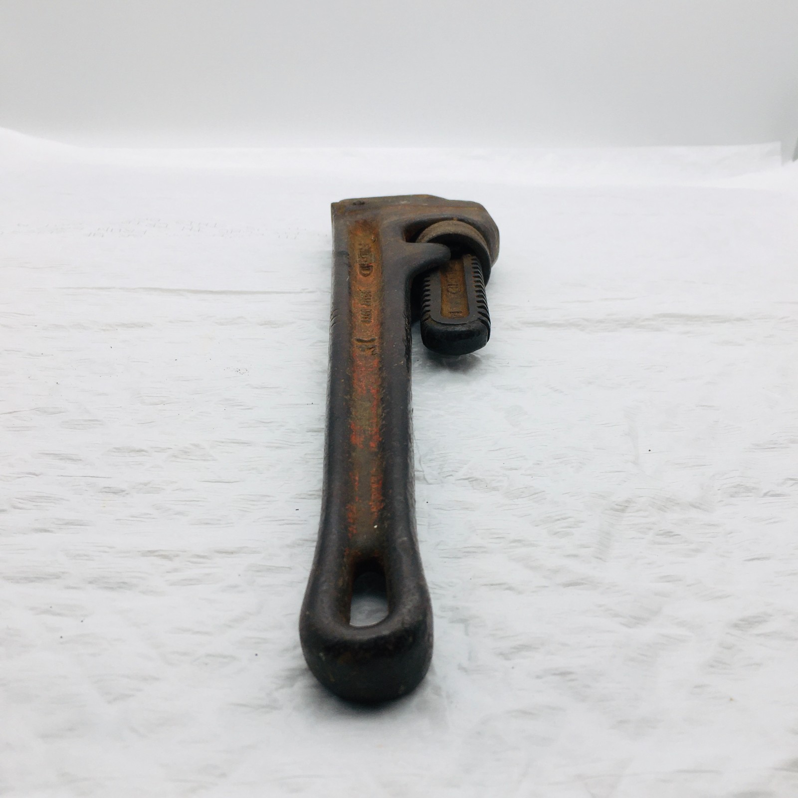Ridgid Heavy Duty 14″ Pipe Wrench Made in USA Vintage Ridge Tool Co Elyria Ohio