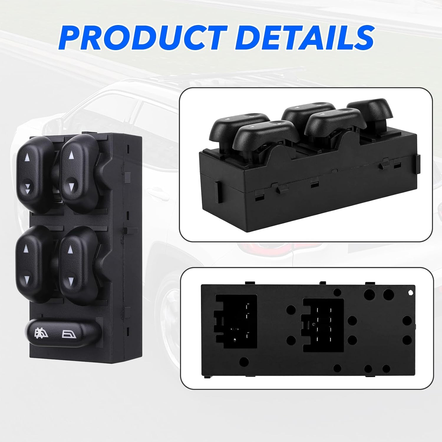 Driver Side Master Power Window Switch 5L1Z14529AA for Ford F150 2004 2005 2006