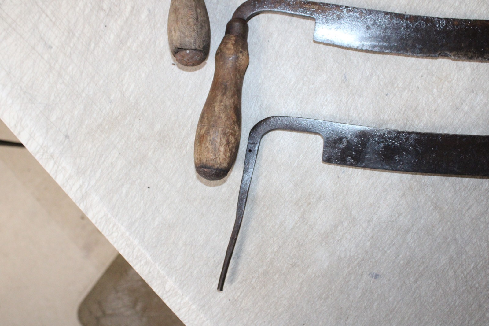 ANTIQUE DRAW KNIFE OLD VINTAGE TOOL DRAWKNIFE LOT OF 3