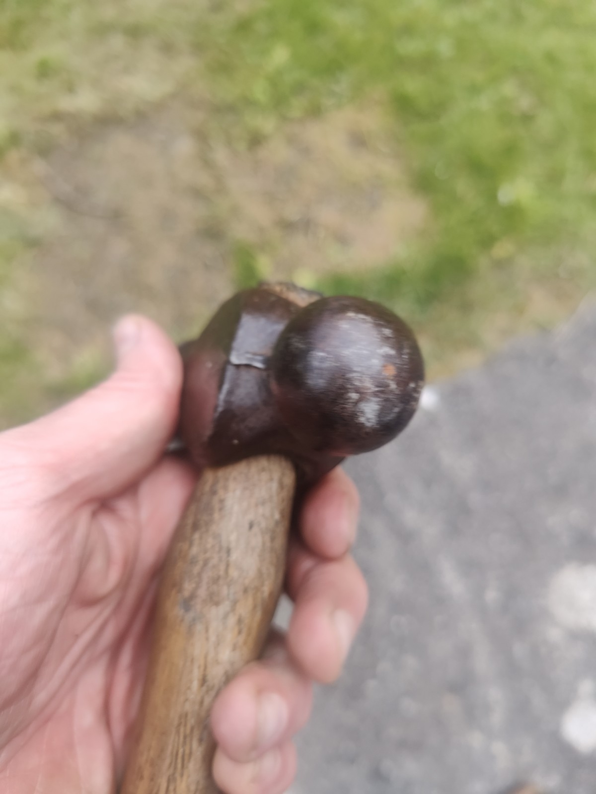 Vintage Whitehouse Ball Pein Hammer With 2lb Head