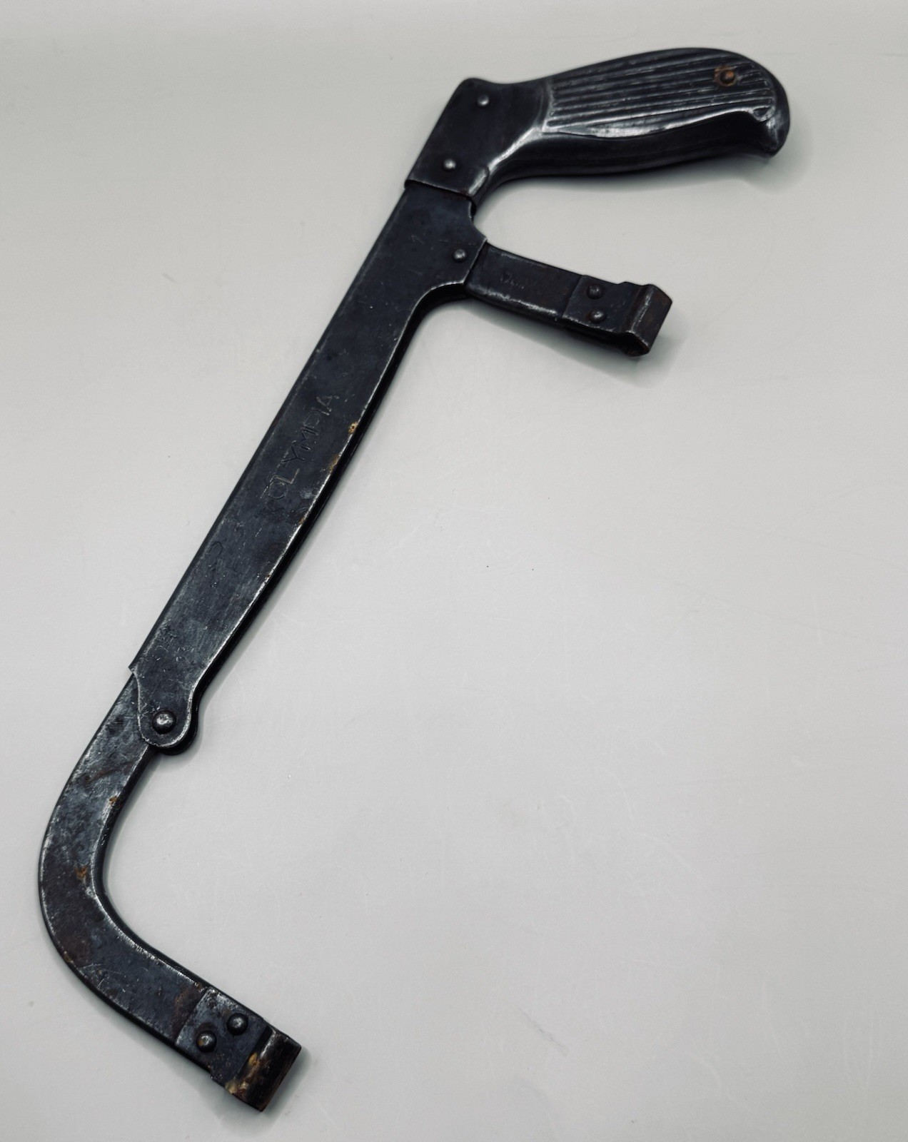 Vintage Olympia Adjustable Length Hacksaw No Blade 14.5″