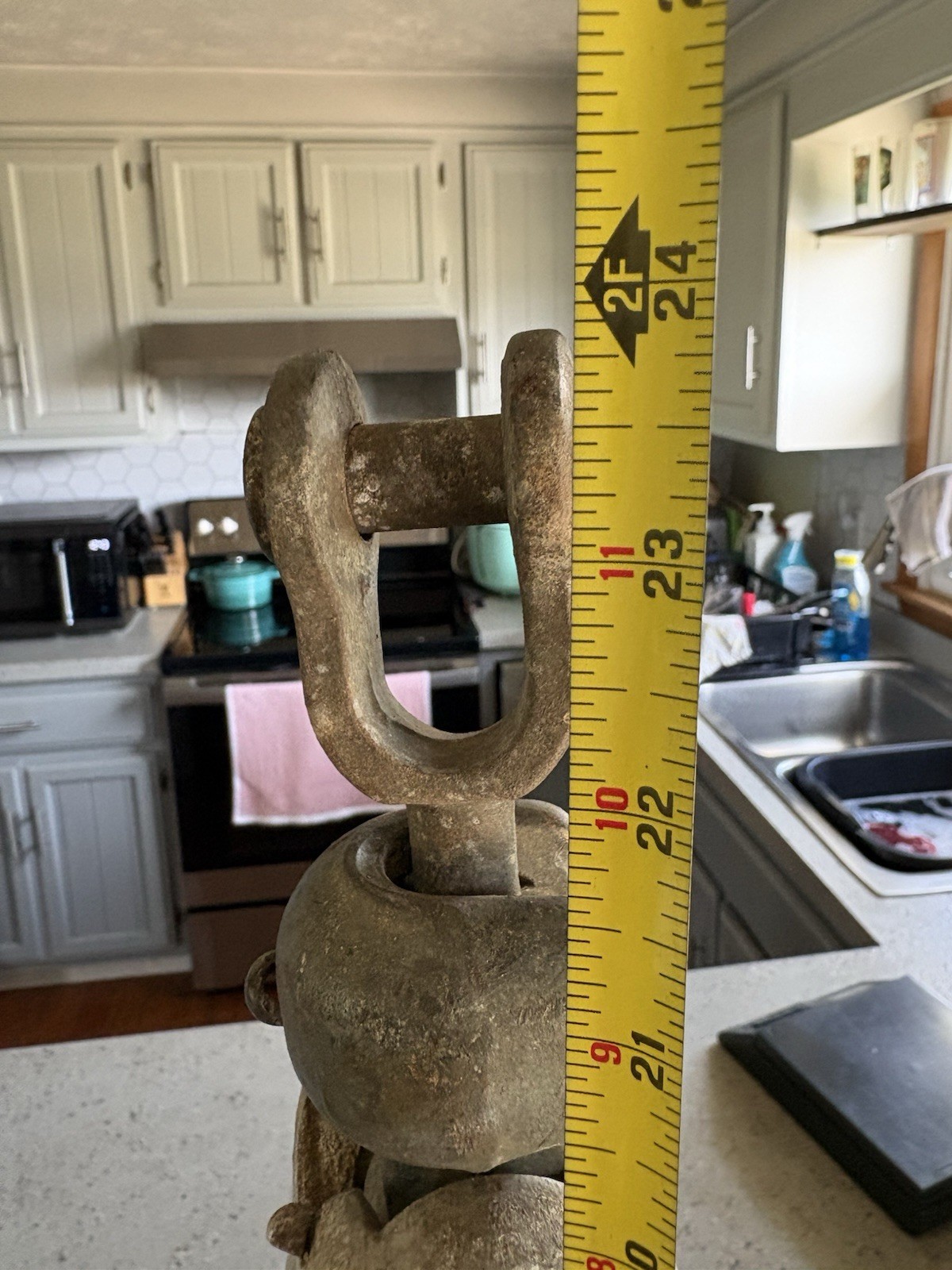 Vintage 12” Aluminum Transmission Block Wire Puller-SHERMAN & REILLY INC-Tenn!