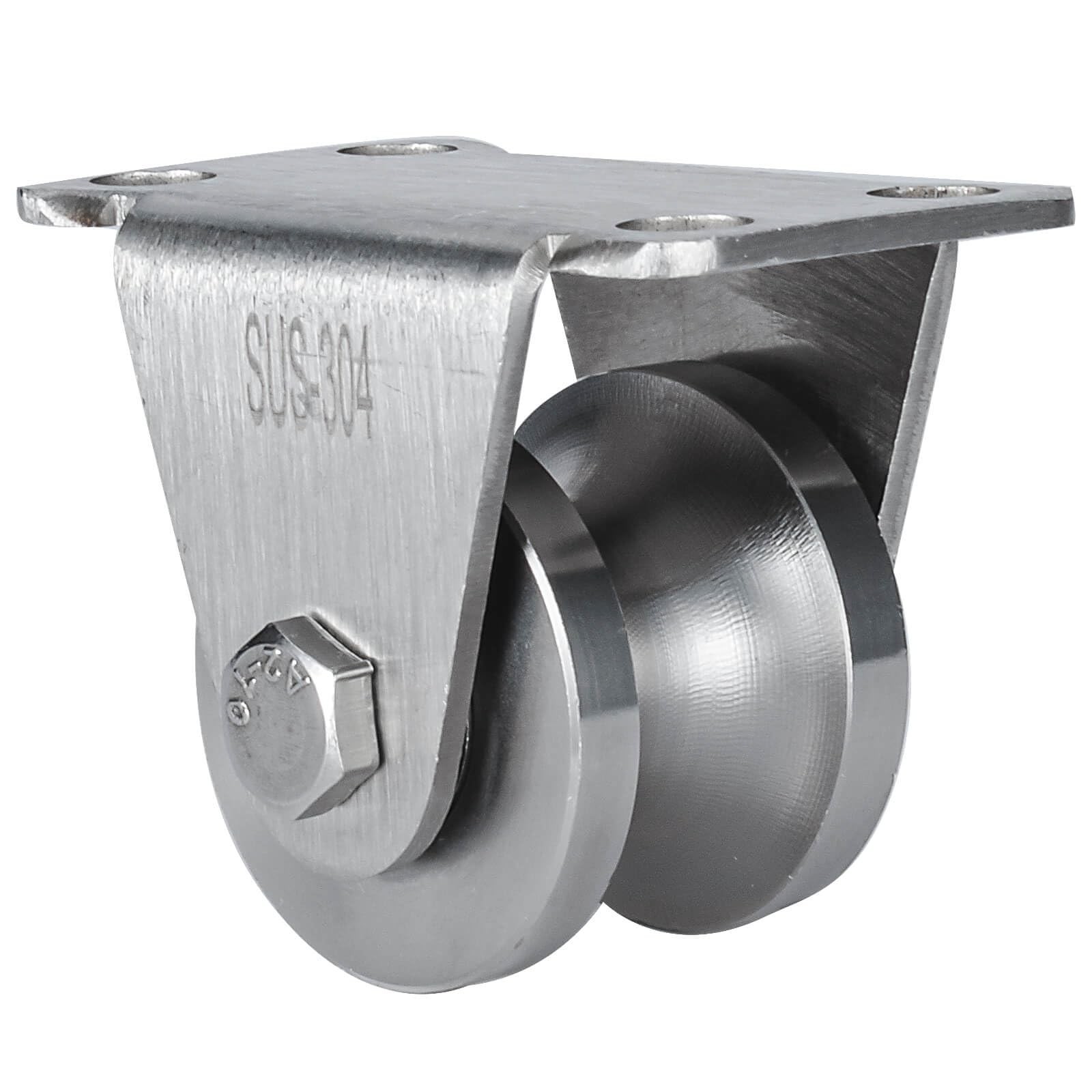 Cable Pulley Wheel Wall Mount, Duplex Bearings, Stainless Steel Rope Pulley f…