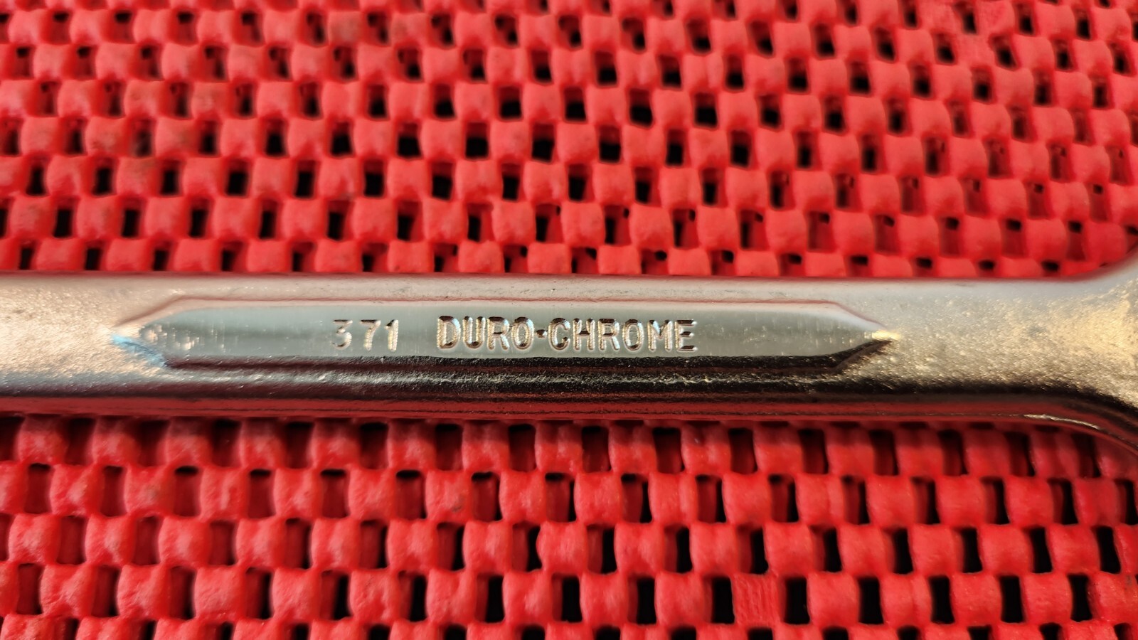 MADE IN THE U.S.A. DURO CHROME FLARE WRENCH #371, 3/4″ & 1″, EXCELLENT COND. USA