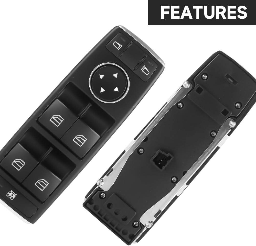 Front Left Driver Side Master Power Window Switch – Compatible for Mercedes-Benz