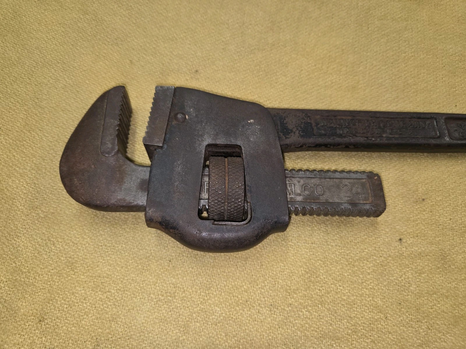 Walco Walworth 24″ inch Pipe Wrench Made in USA