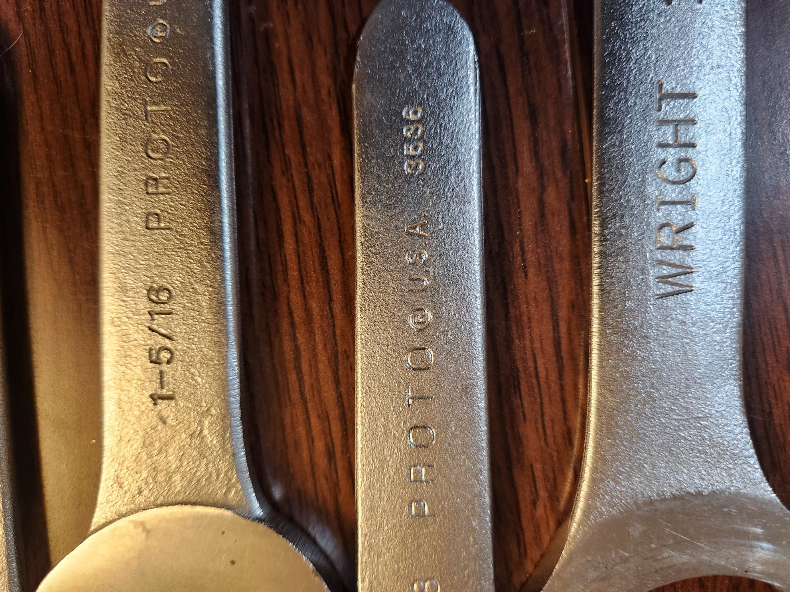 Open End Angle Service Wrenches Various Brand And Sizes.
