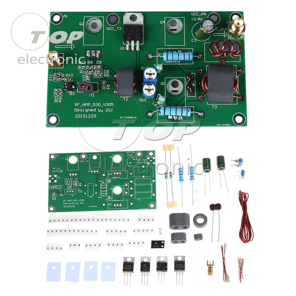 45W SSB Linear Power Amplifier CW FM HF Radio Transceiver Shortwave DIY Kit