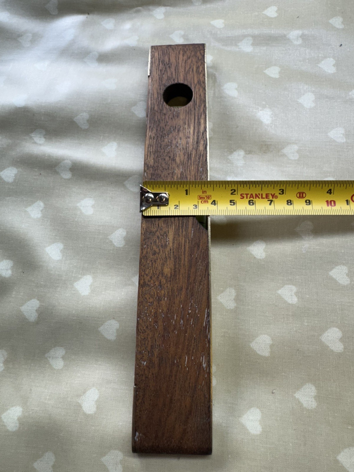 Vintage Spirit Level Brass and Wood Dual Window J Rabone & Sons #1626 Birmingham