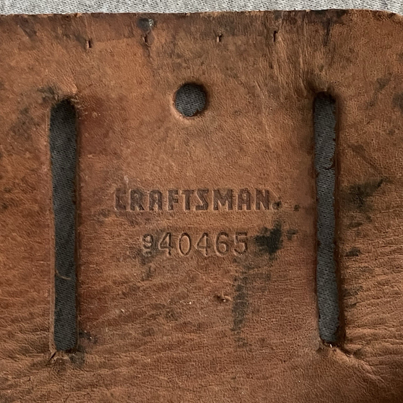 Craftsman 940465 Leather Drill Tool Pouch Tool Holster Made in Mexico