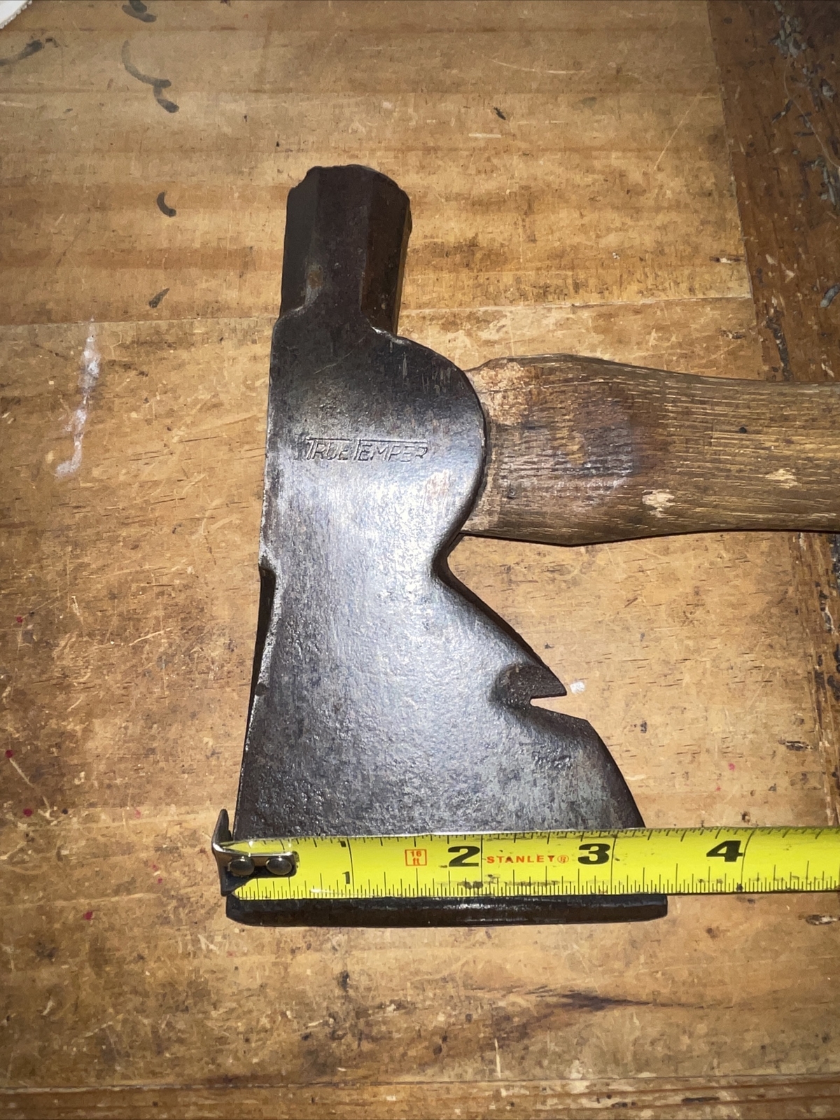 True Temper A28 Hatchet Roofing Axe Tool Wood Handle hammer Bushcraft Framer