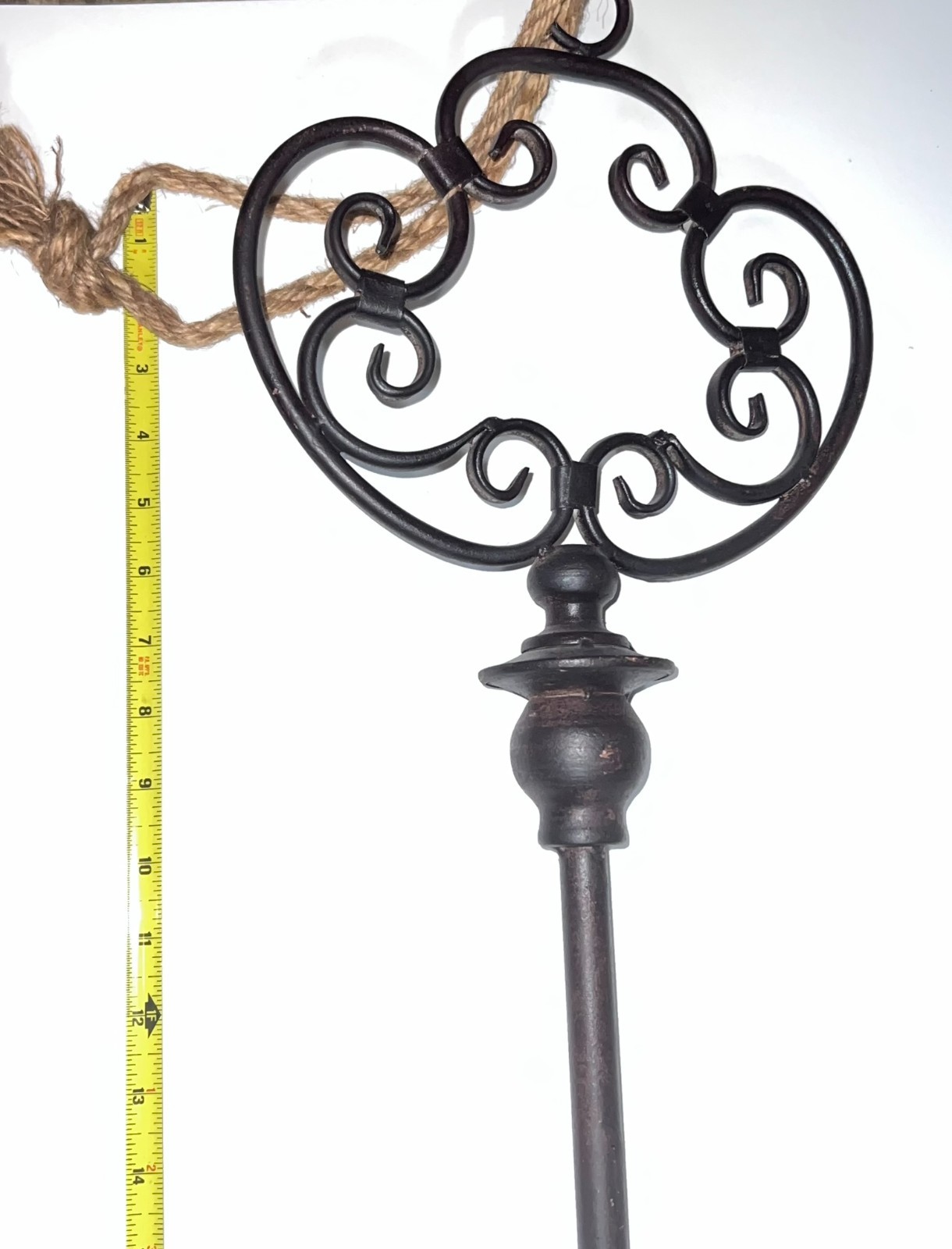 29″L Big Size Vintage Iron Key Antique Rare Handcrafted Home Decor Collectible