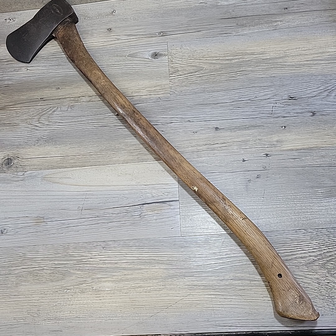 Vintage Craftsman Double Oval Logo Axe Approx.4 lb 12 oz Total Weight 34.5 ” L