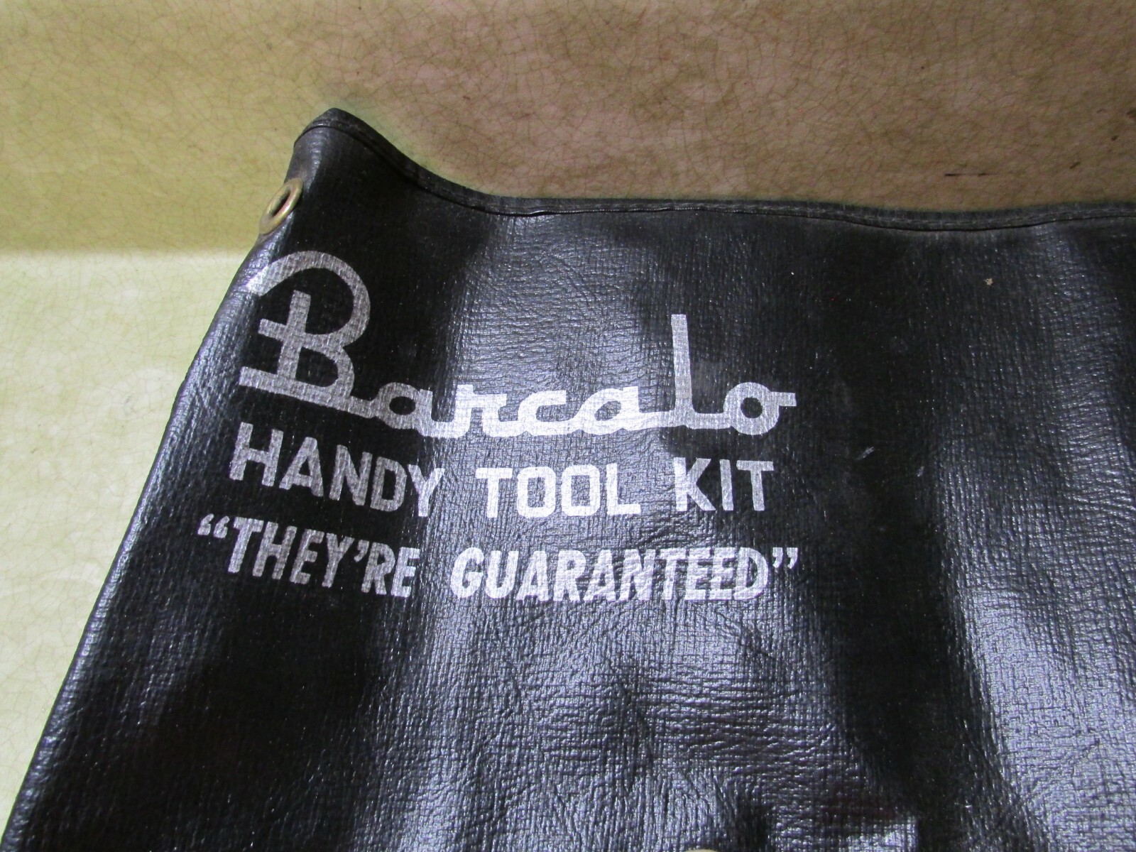 Vintage Barcalo Buffalo USA Handy Tool Kit Roll w/ Some Wrenches