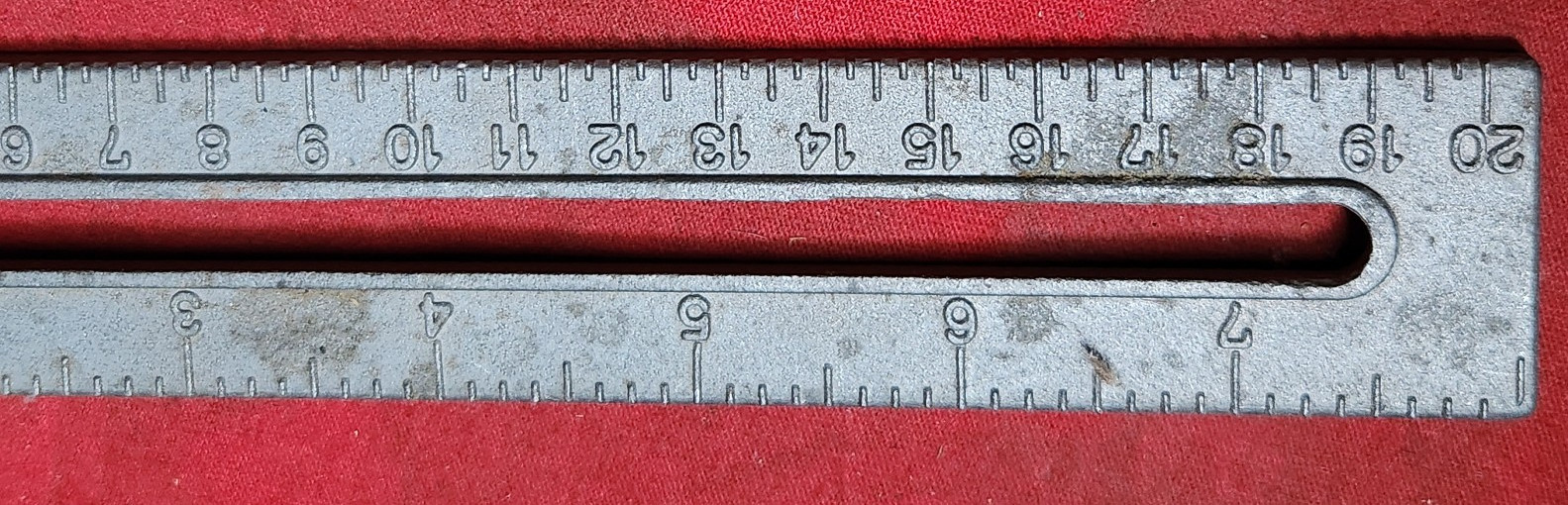 L square TOOL measure 20cm 8″ ALUMINUM OVERALL ABOUT 10X10″ CARPENTRY 8w6