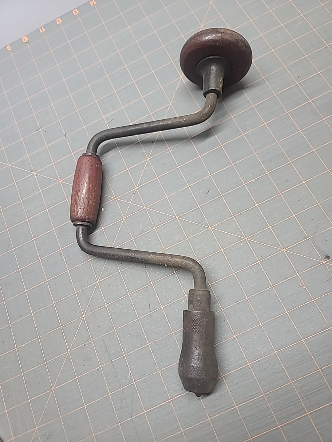 Vintage Pexto P.S.&W Co. Bit Brace Hand Drill Woodworking Tool 1800s 510