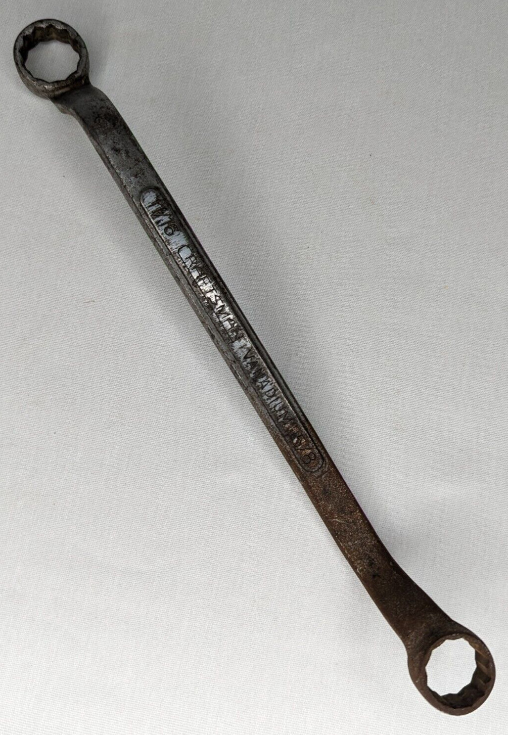 Vintage Craftsman 11/16″ x 5/8″ Offset Box End Combo Wrench Made In USA