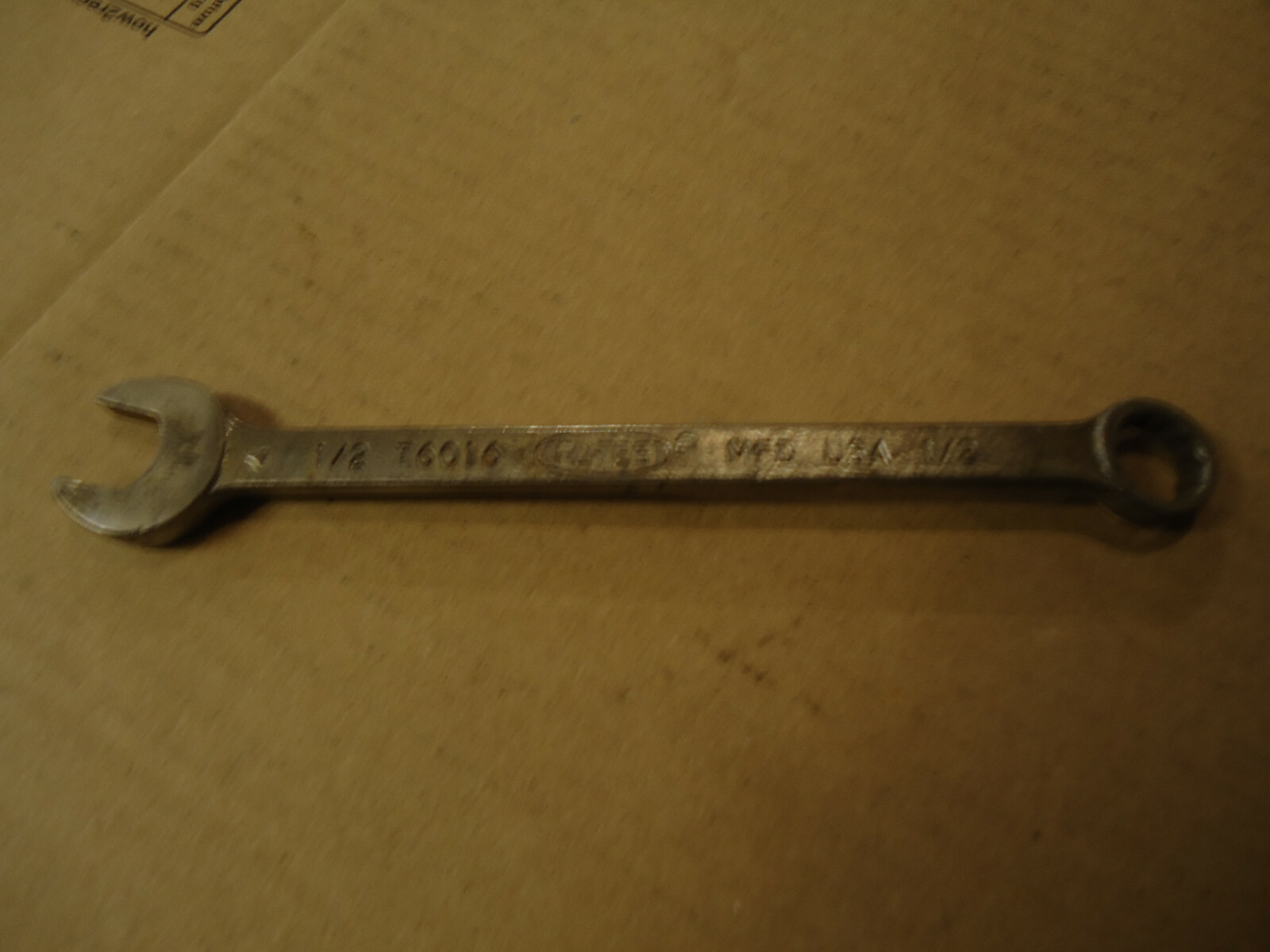 VINTAGE TRU-TEST T6016 1/2″ COMBINATION WRENCH USA MADE BY PROTO Y