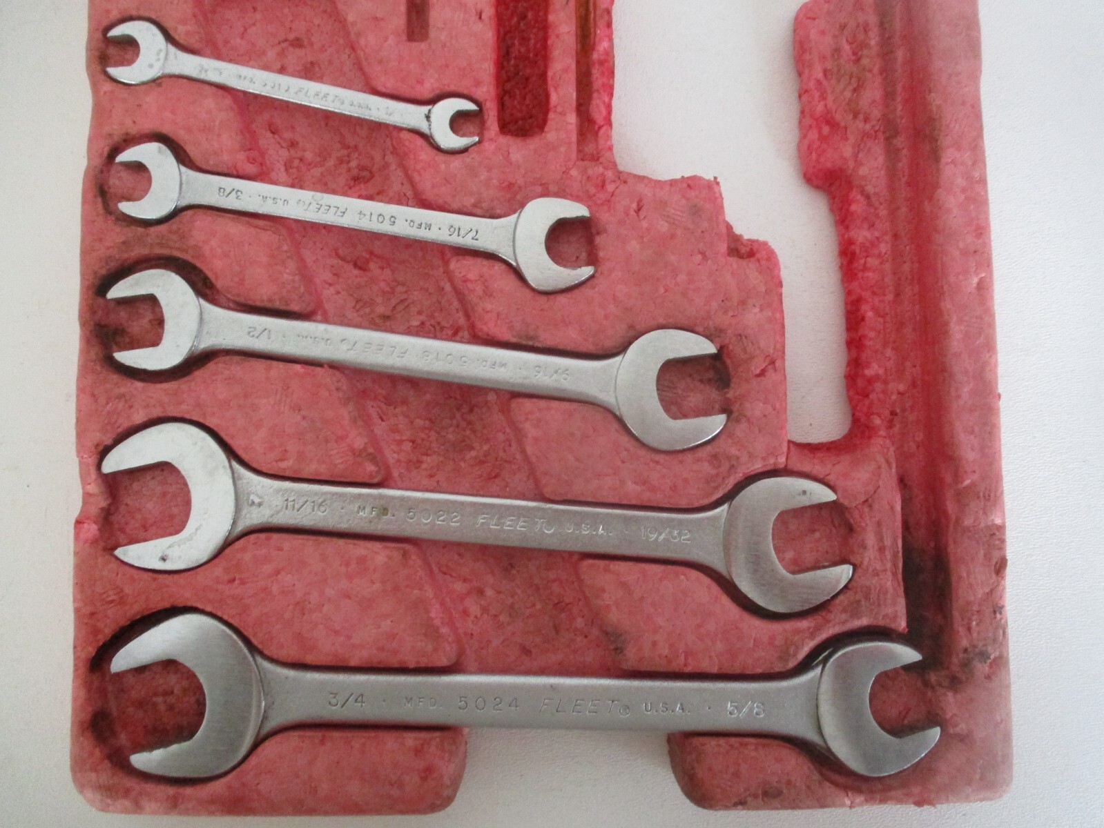 Vintage Fleet 1/2″ Drive Ratchet and Socket Set (Made in USA) + 10 size open end