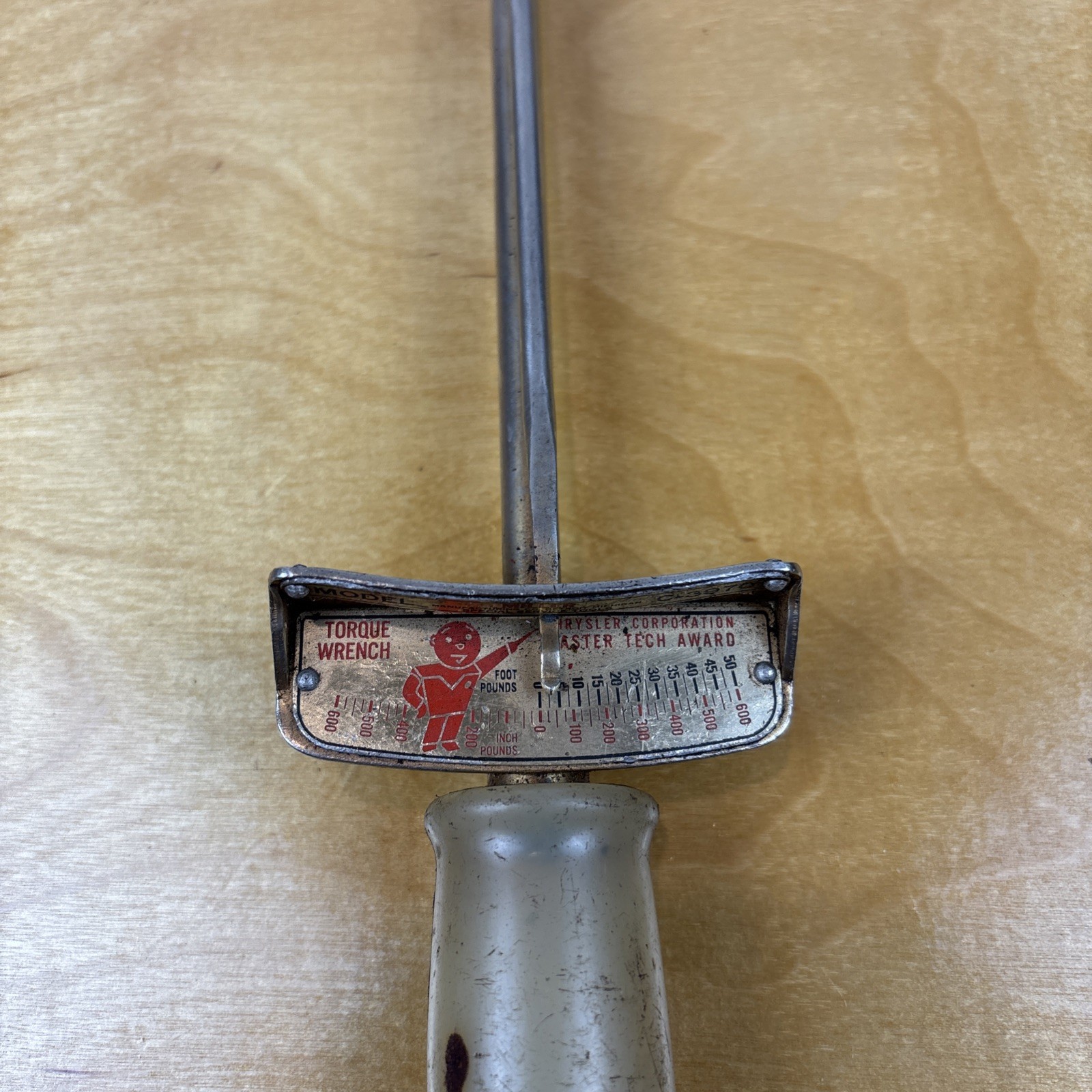 CHRYSLER MASTER TECH AWARD TOOL 3/8″ TORQUE WRENCH MILLER C-3970 VINTAGE DEALER