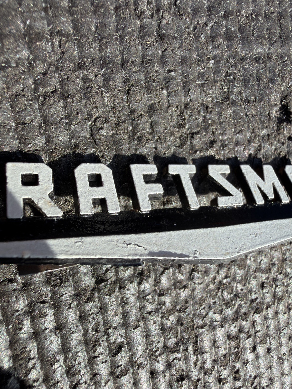 Rare Sears CRAFTSMAN CHEVRON V TOOL BOX Chest Rollaway EMBLEM LOGO w PINS