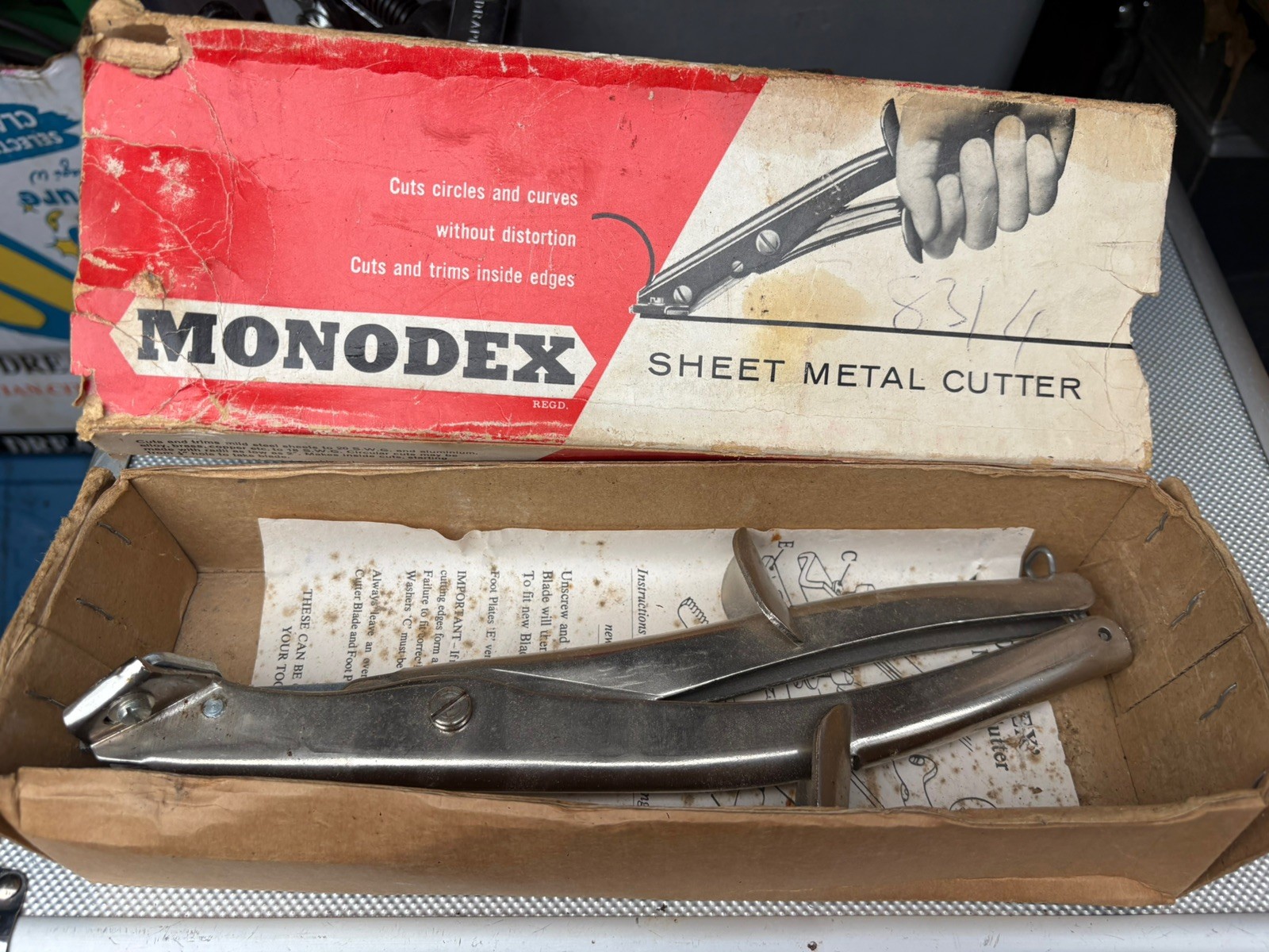 Vintage Monodex sheet metal cutter