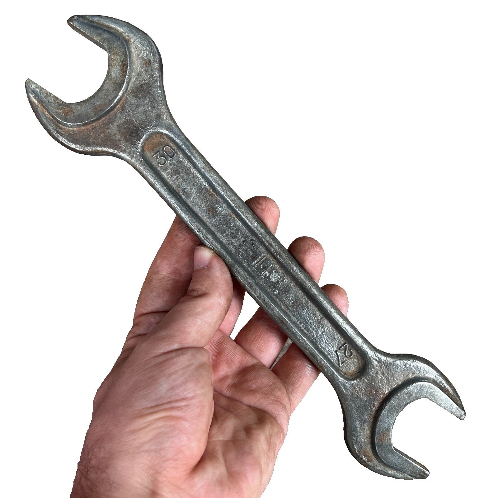 Vintage Spanner Wrench 27 x 30 / Soviet Old Hand Tool / Made in USSR.