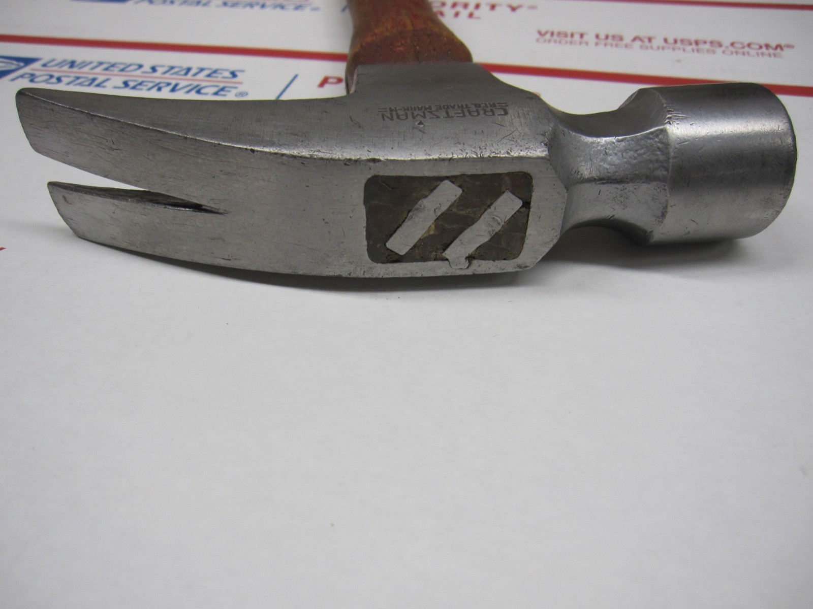 Vintage Craftsman Corrugated Framing Hammer-Wood Handle